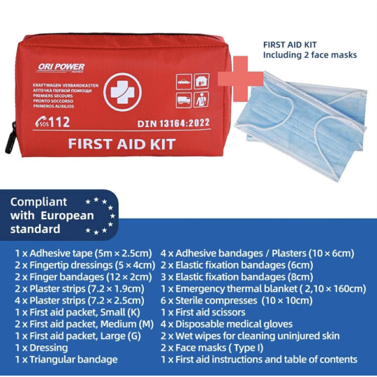 Φαρμακείο Αυτοκινήτου (Υποχρεωτικό / Ευρωπαϊκή πιστοποίηση)